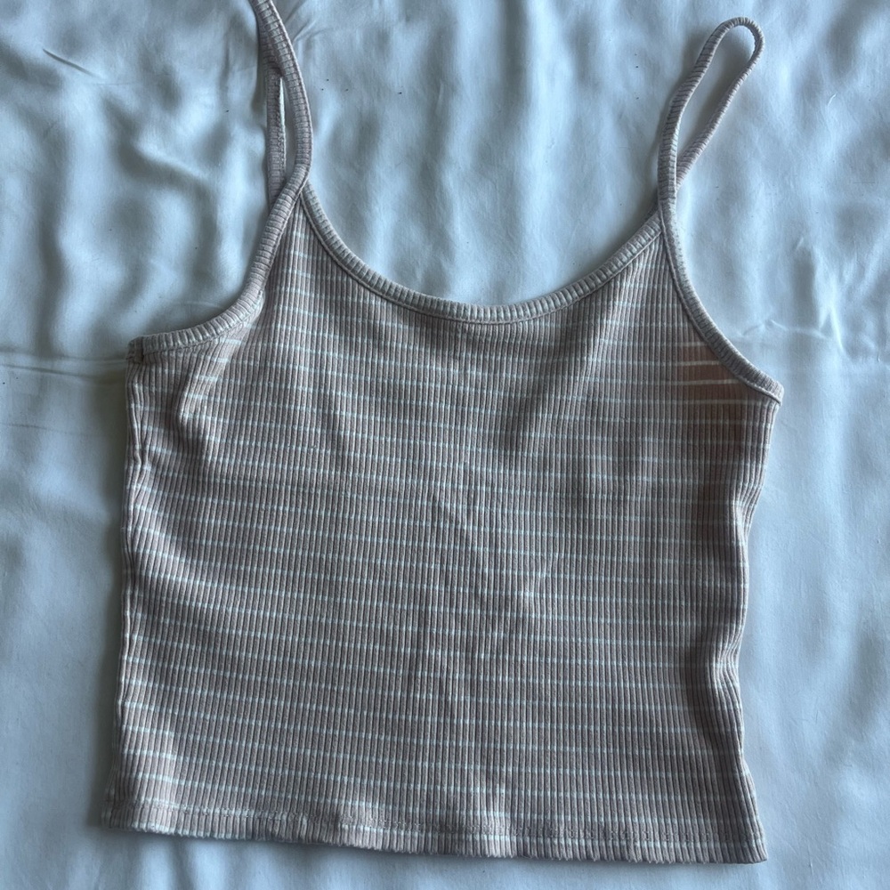 American Eagle Outfitters Striped Ribbed Camisole